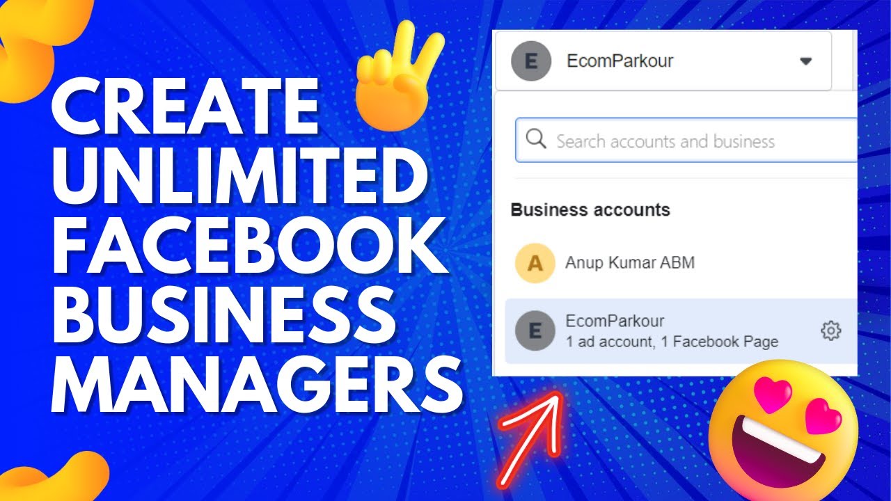 Using Facebook's Unlimited BM (Business Manager) Accounts
