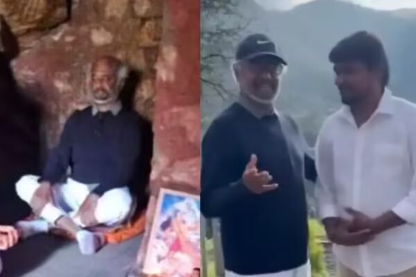 Rajinikanth meditates on Mahavatar Babaji Cave, interacts and clicks pictures with fans during the Himalayan trip | Tamilian movie news