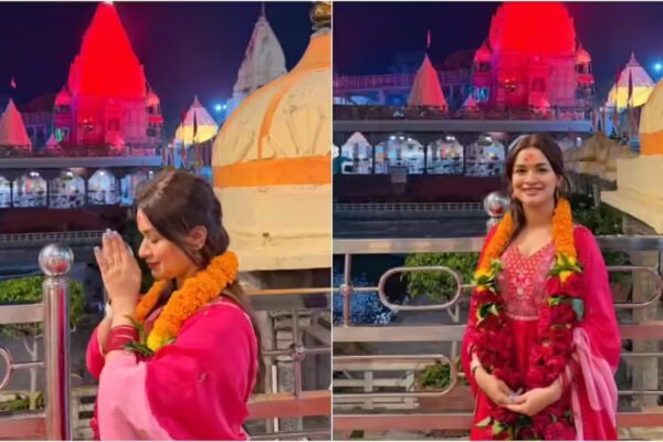 Avneet Kaur celebrates her 24th birthday at Mahakal temple and posts photos on social media.